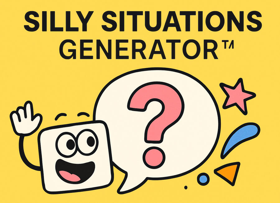 Silly Situations Generator Your App for silly, fun, and engaging conversations!